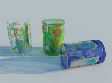 Personnaliss pour enfants verre modle 3D
