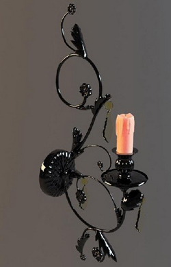 Modle 3D du chandelier de fer europens