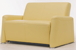 Modle 3D du canap en tissu jaune