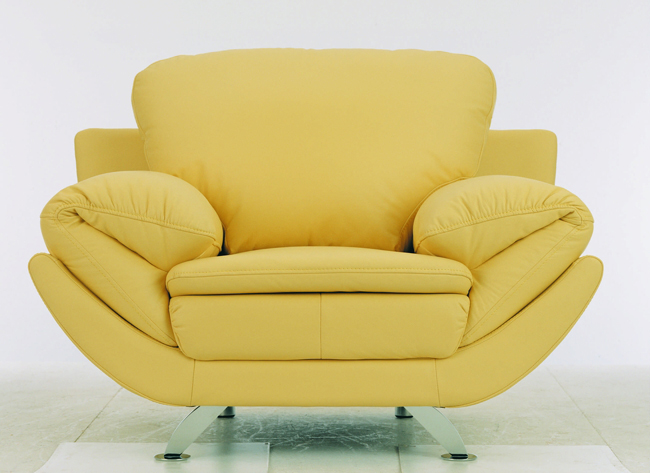 Mode fauteuil jaune modle 3D
