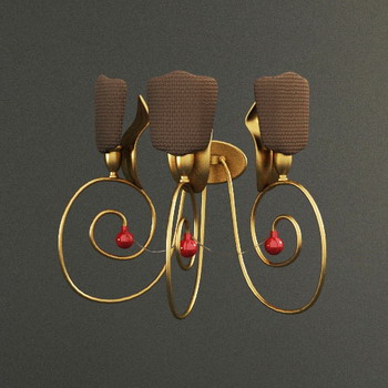 Modle 3D de boucles d'oreilles en mtal Wall-type (y compris le matriel)
