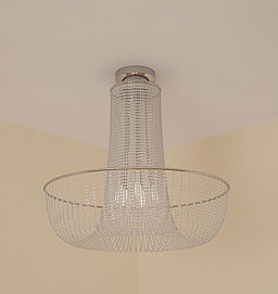 Crystal Plafonnier modle 3D (y compris le matriel)
