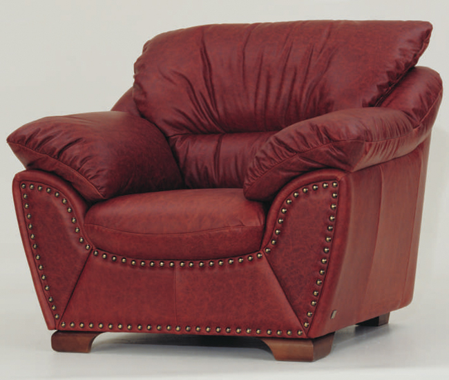De style europen rouge fonc canap modle 3D
