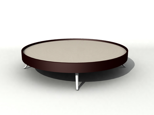 Modle 3D de la table ronde de la personnalit de style

