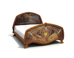 Sculpture en bois Chambres modle 3D de papillon