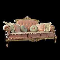 Canap modle 3D de palace de luxe europenne
