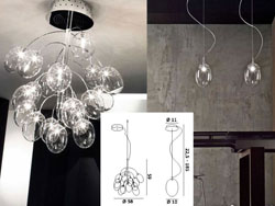 Lustres en cristal europenne personnalit cratrice
