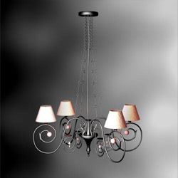 Elegant temprament de style europen lustre château