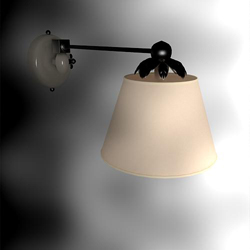 Elegant chinois ombre lampe de mur intrieur