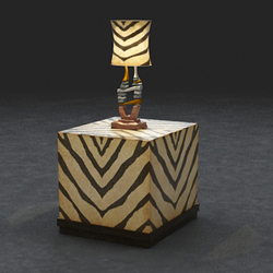 De style europen lampe de table modle du personnage de personnalisation