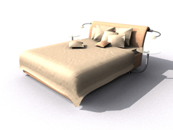 Mode lit simple maison moderne