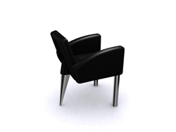 Fauteuil de style europen unique pour la mode noir