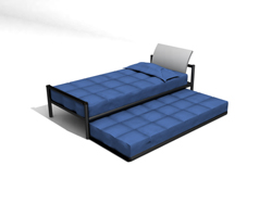 Moderne et lgant bleu lit