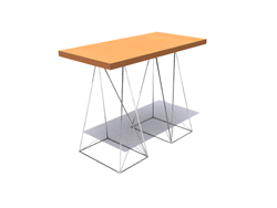 Chinois lgante petite table en bois  long