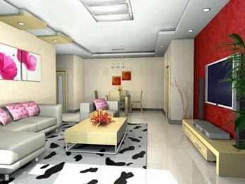 Colorful modle salon