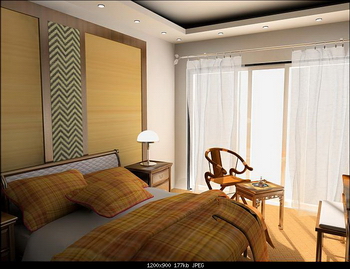 modle lgant et chaleureux chambre