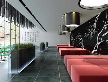 Dcontract et le modle lgant salon