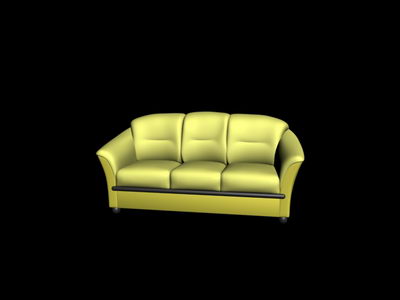 canap loisirs Beige modle 3D