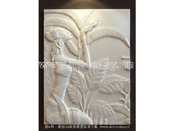 Exotic des caractres en relief