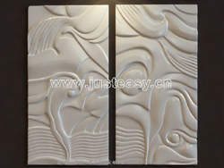 style exotique des reliefs abstraits