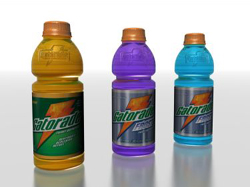 Diffrentes saveurs de boissons pour sportifs
