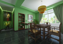 Salon maison moderne de style jardin