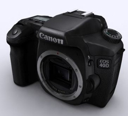CANON 40D machine carte noire