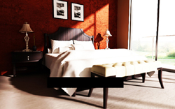 chambre moderne de style jardin