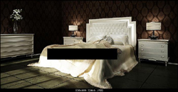 Europenne lgante chambre  coucher de style princesse