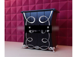 Mans noir armoire haute
