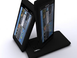Black tlphone Nokia N8