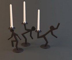 chandelier Weird forme noire