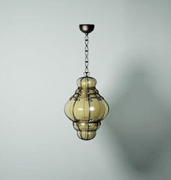 Europenne lampe de plafond de verre