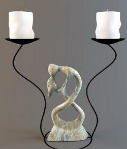 Europenne de forme trange chandelier