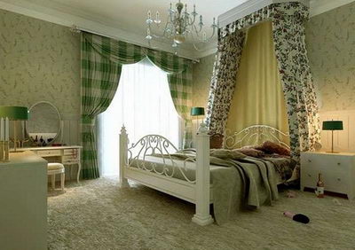 Petites fleurs style chaleureux pastorale de chambre