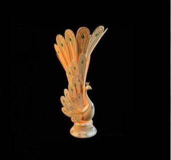 Exquise paon Vase