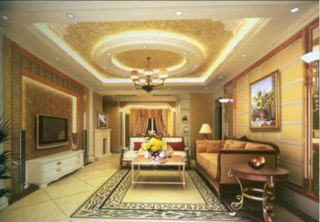 Warm salon de style europen