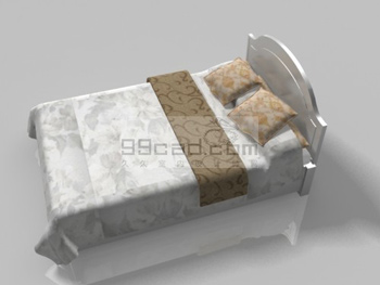 Double Tlcharger modle de lit en 3D
