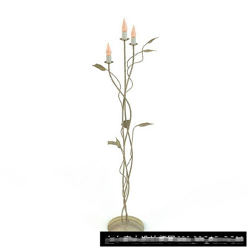 Modles 3D de lampe fantaisie moderne