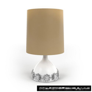 Exquise lampe sculpt modle 3D simple