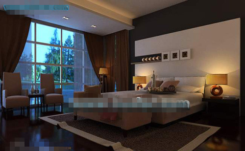 Sombre chambre de type solennelle