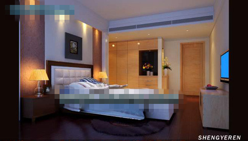 Simple et compact modle 3D chambre