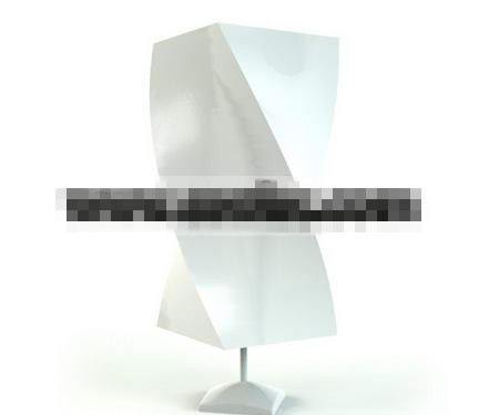 Gypse abstraite Lampe de table rectangulaire
