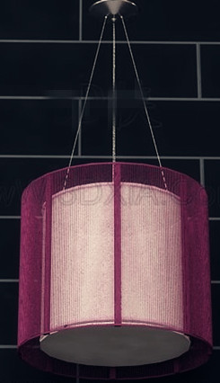 Lampe Violet Pendentif abat