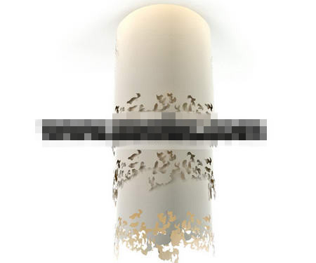 Plafonnier en tissu motif