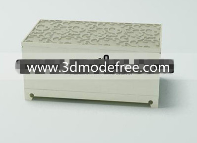 Blanc bois massif sculpt tabouret carr