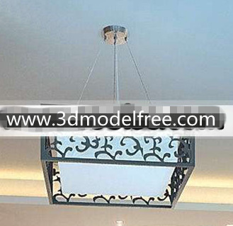 Chinoise carrs pendentif sculpt