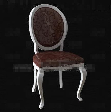 Rtro chaise en bois brun