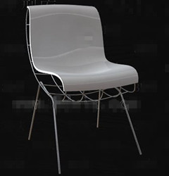 La mode mtal blanc chaise frame