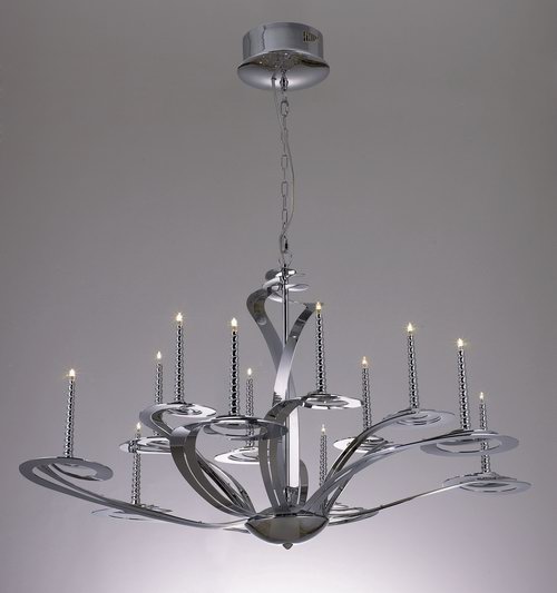 Classique europenne des modles 3D de grande lustre en fer
